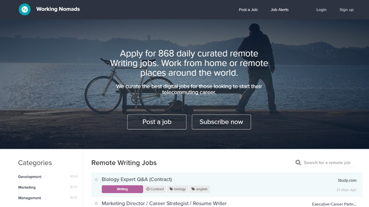 remote writing jobs working nomads 